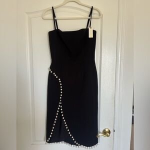Anthropologie Helsi Pearl Trimmed Dress